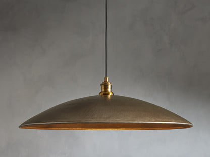 Recycled Metal Fan Pendant