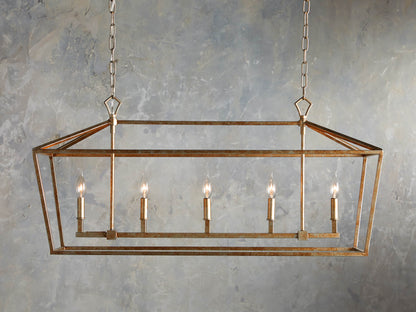 Garnet Rectangular Chandelier