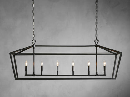 Garnet Rectangular Chandelier