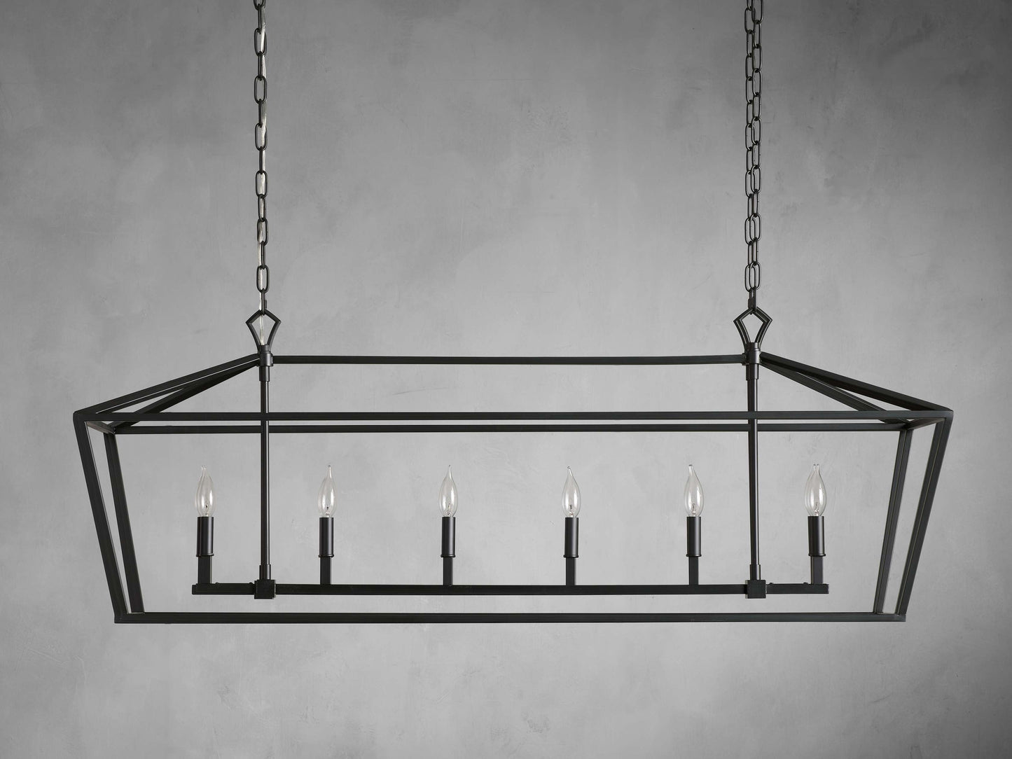 Garnet Rectangular Chandelier