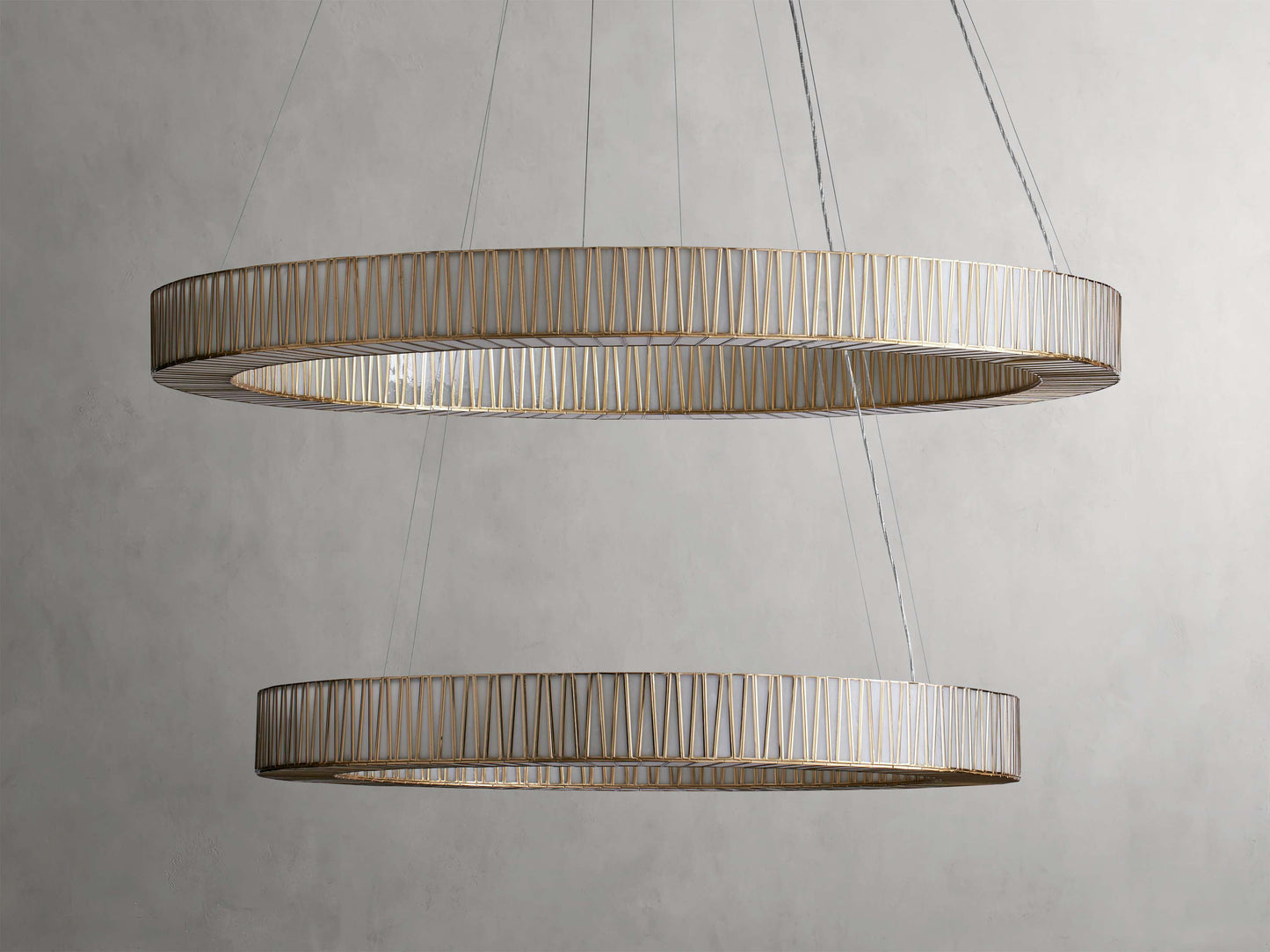 Jeunet 2-Tier Round Chandelier