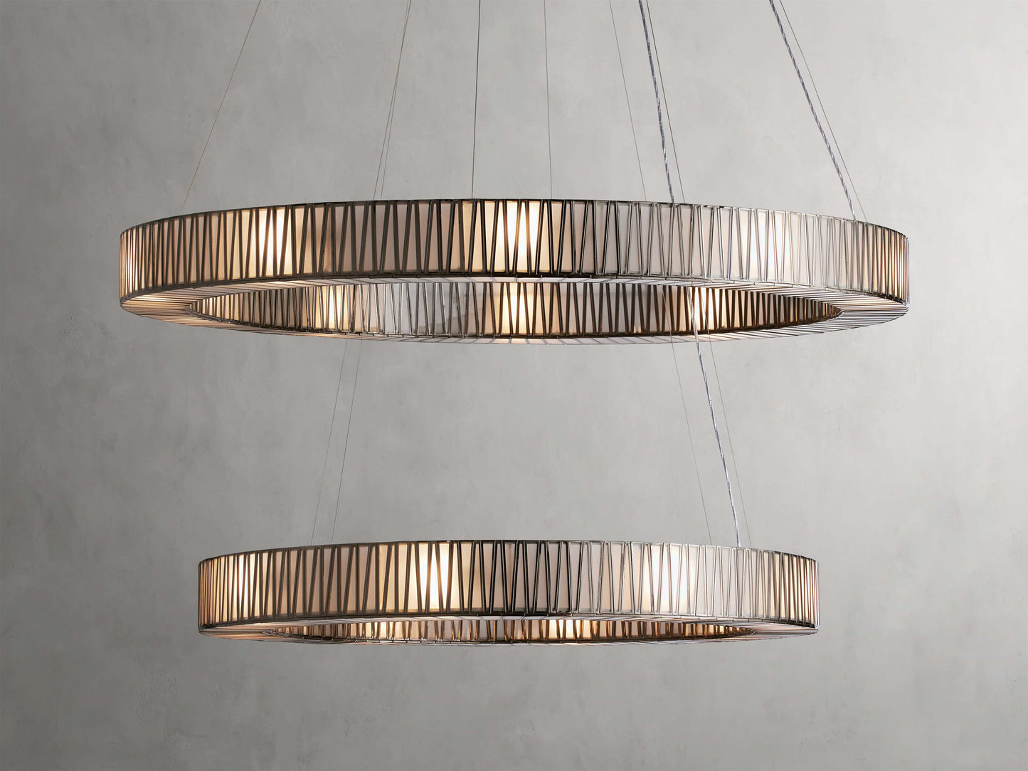 Jeunet 2-Tier Round Chandelier