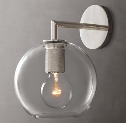 Utilitaire Globe Shade Sconce