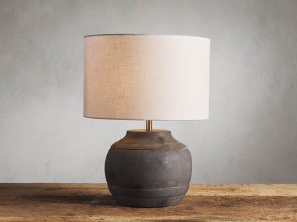 Farrow Table Lamp in Charcoal