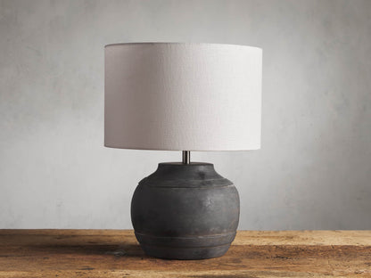 Farrow Table Lamp in Charcoal
