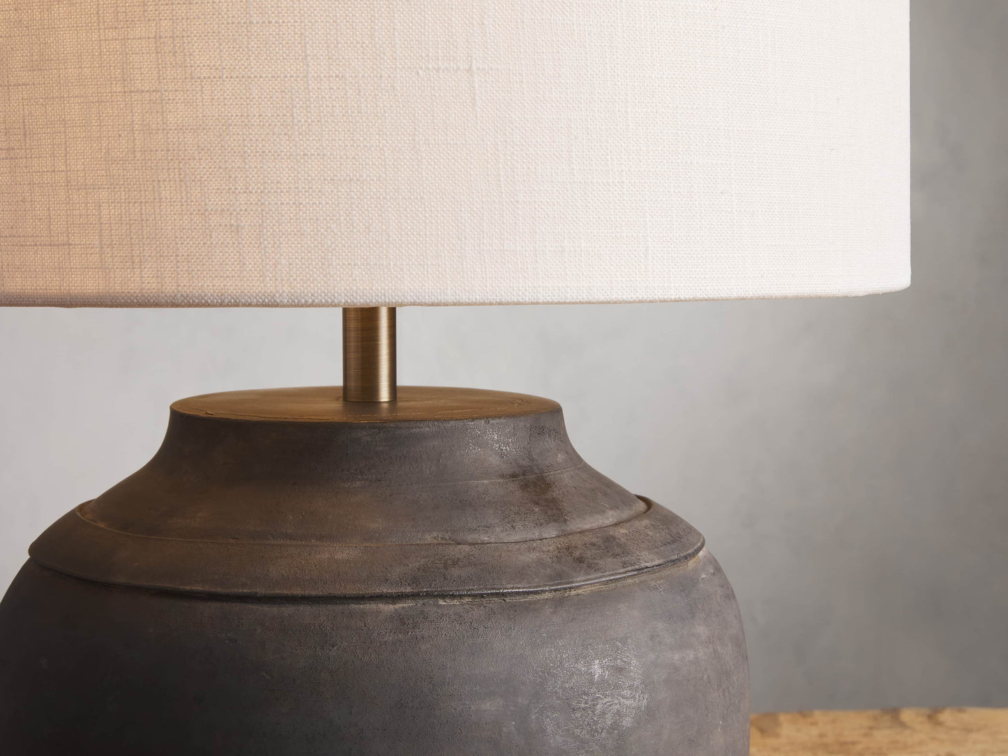 Farrow Table Lamp in Charcoal