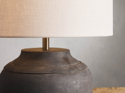Farrow Table Lamp in Charcoal