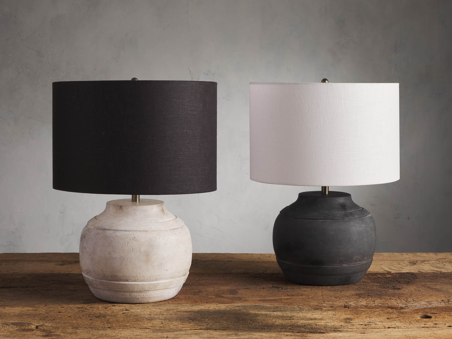 Farrow Table Lamp in Charcoal