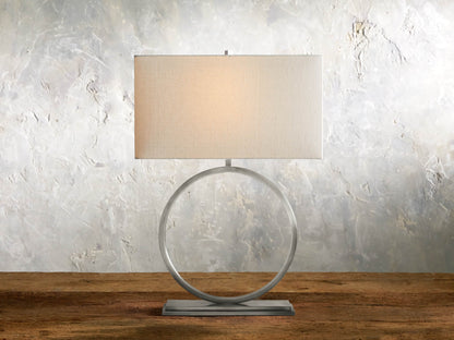 Rhys Table Lamp in Antique Nickel