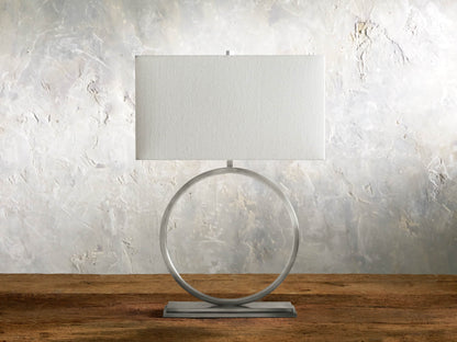 Rhys Table Lamp in Antique Nickel