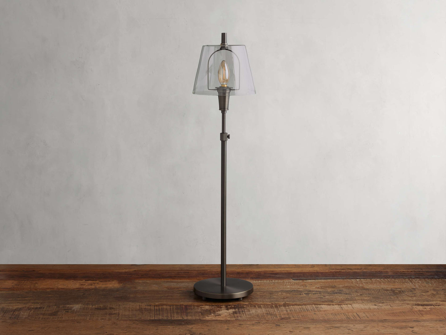 Candice Table Lamp in Pewter