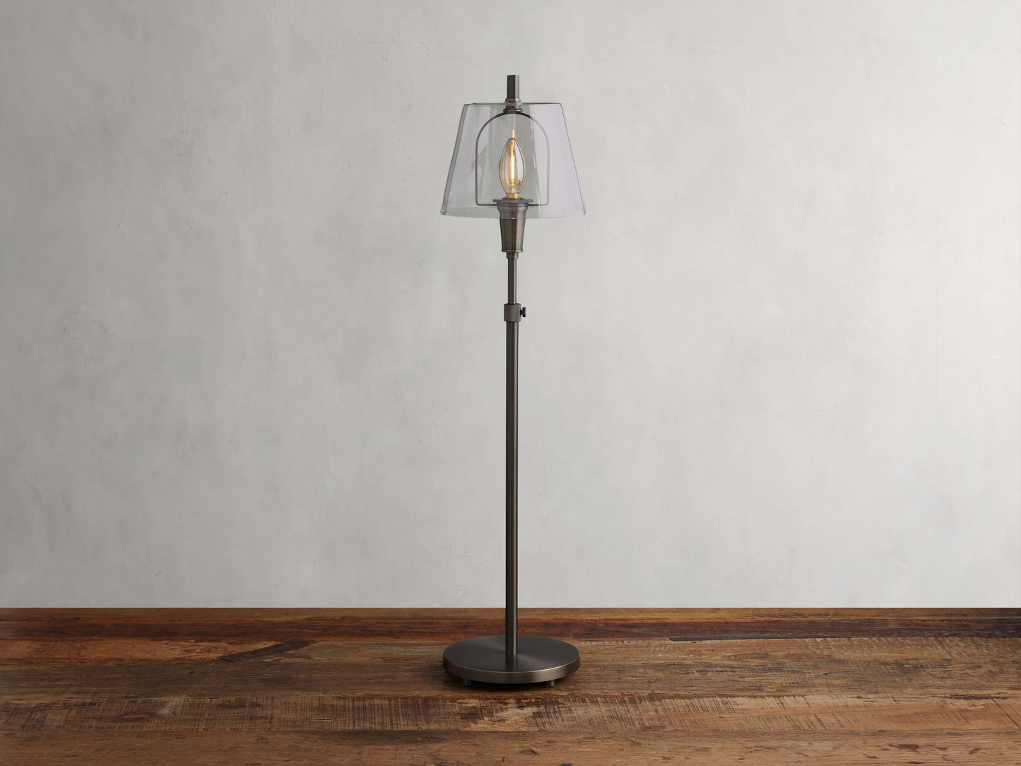 Candice Table Lamp in Pewter