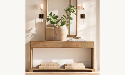 Pauillac Fabric Shade Torch Sconce