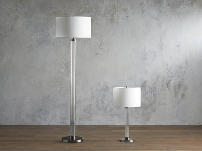 Glass Column Floor Lamp