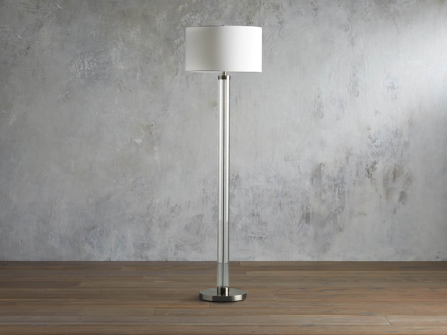 Glass Column Floor Lamp