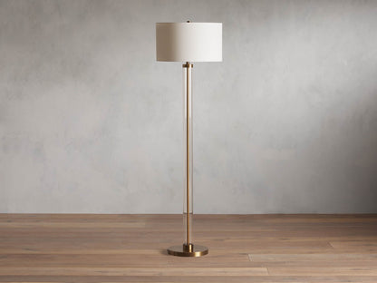 Glass Column Floor Lamp