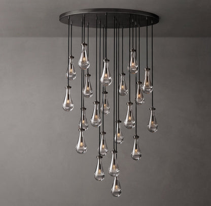 Rain Round Chandelier 47"