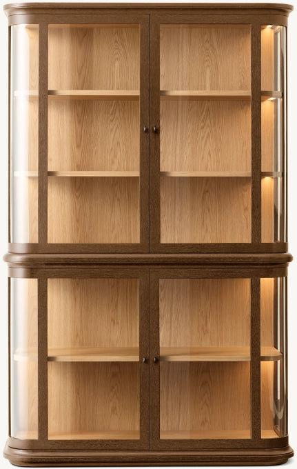 1970s French Vitrine Cabinet