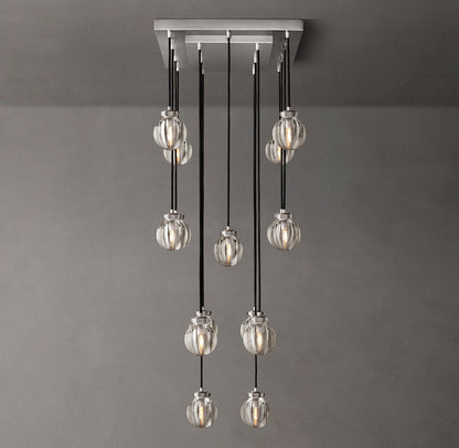 Pearl Rectangular Chandelier 36"
