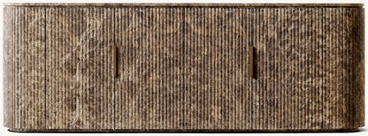 Byron Reeded Stone 4-door Sideboard