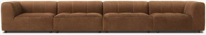 Burano Modular Leather Corner Chair 3-Piece Sofa