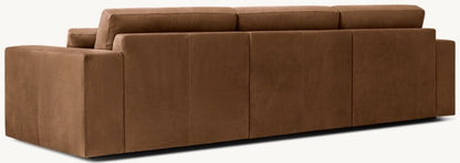 Bella Modular Leather 3-Piece Sofa