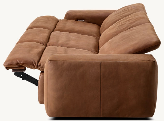 Blake Recliner Modular Leather 3-Piece Sofa