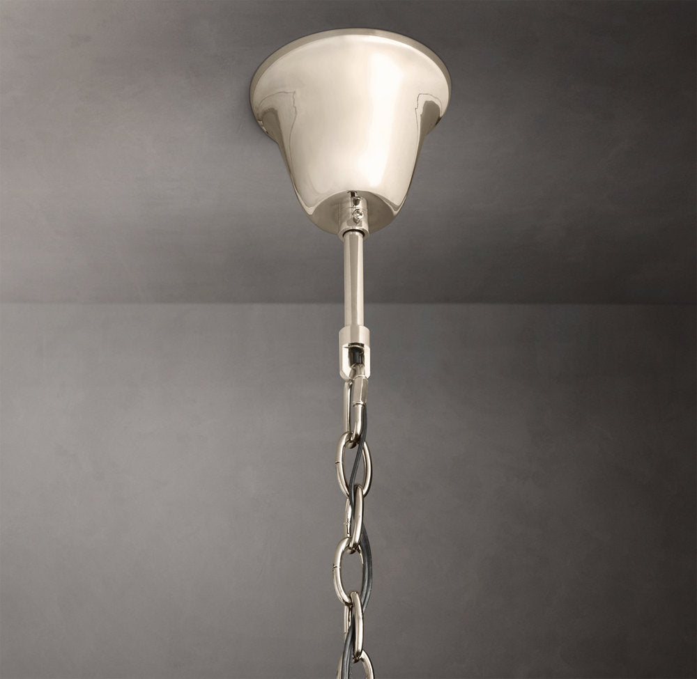 1920s Odeon Round Chandelier 32"