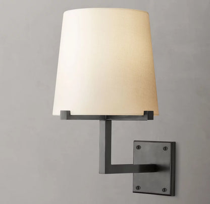 Pauillac Fabric Shade Grand Sconce