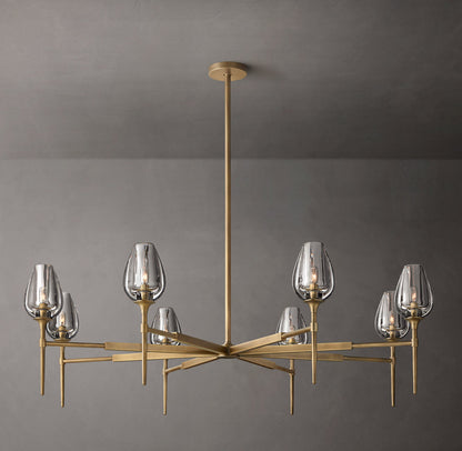 Tulip Round Chandelier 54"