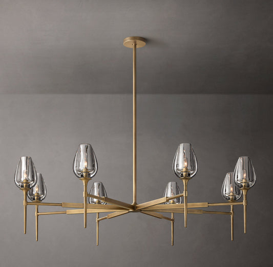 Tulip Round Chandelier 54"