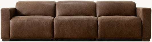 Lennon Recliner Modular Leather 3-Piece Sofa