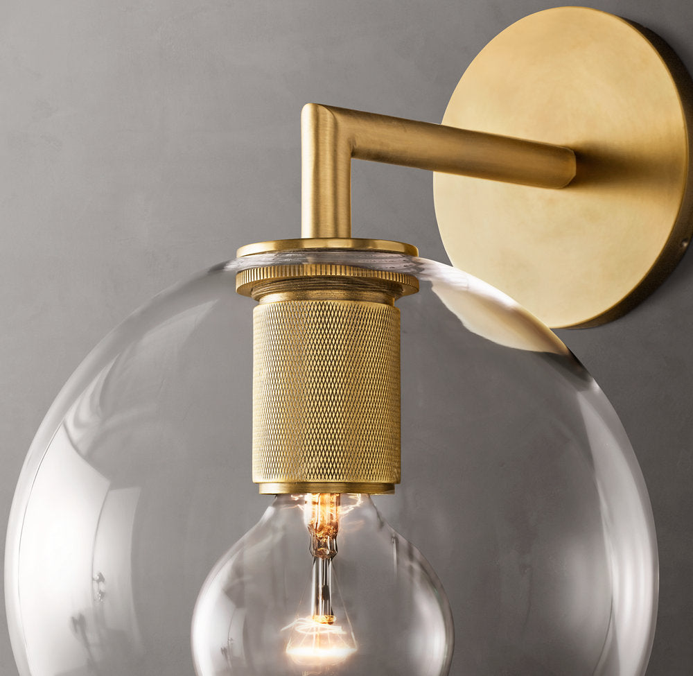 Utilitaire Globe Shade Sconce