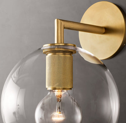 Utilitaire Globe Shade Sconce