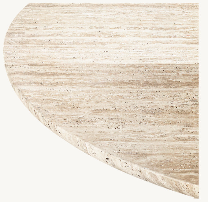 Cupola Carved Round Coffee Table