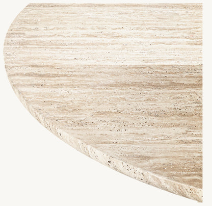 Cupola Carved Round Coffee Table