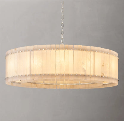San Marco Alabaster Round Chandelier 60"