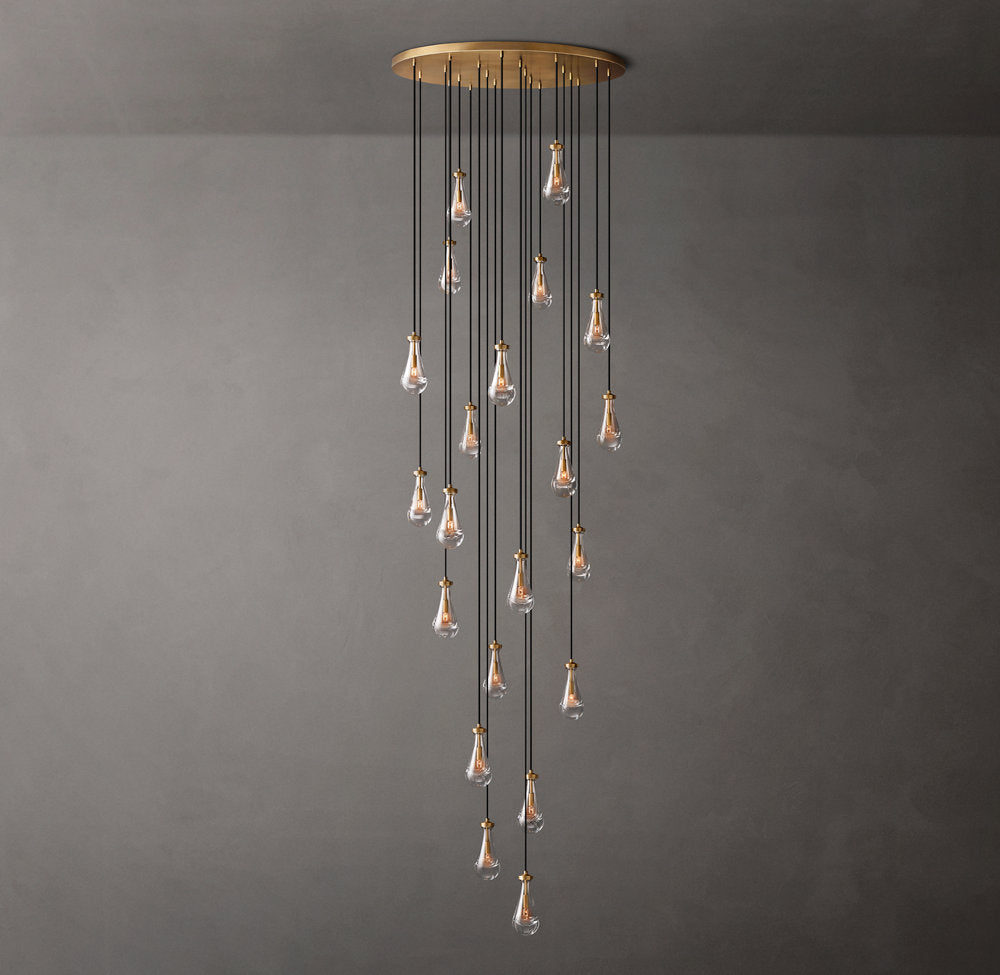 Rain Round Chandelier 47"