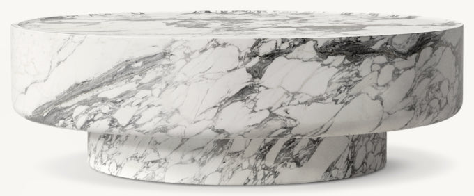 Vitolo Carved Round Coffee Table