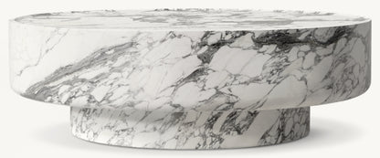 Vitolo Carved Round Coffee Table