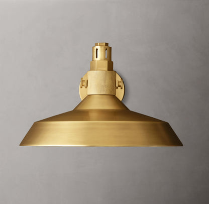 Condorcet Metal Shade Sconce