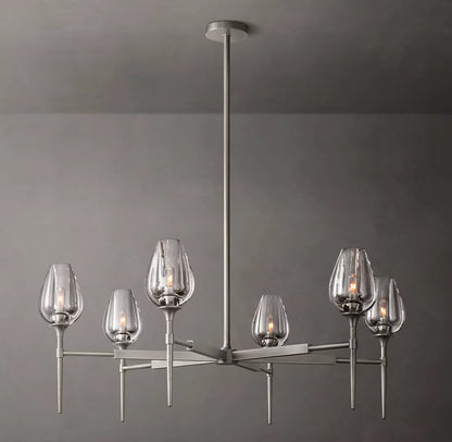 Tulip Round Chandelier 42"