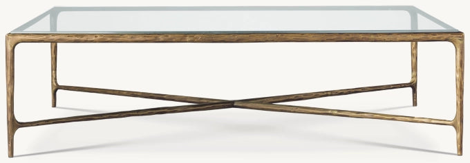 Thaddeus Glass Square Coffee Table