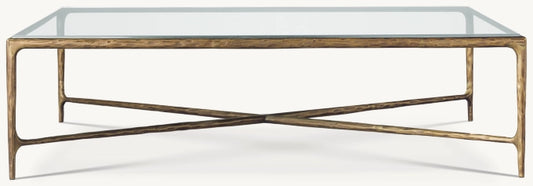 Thaddeus Glass Square Coffee Table