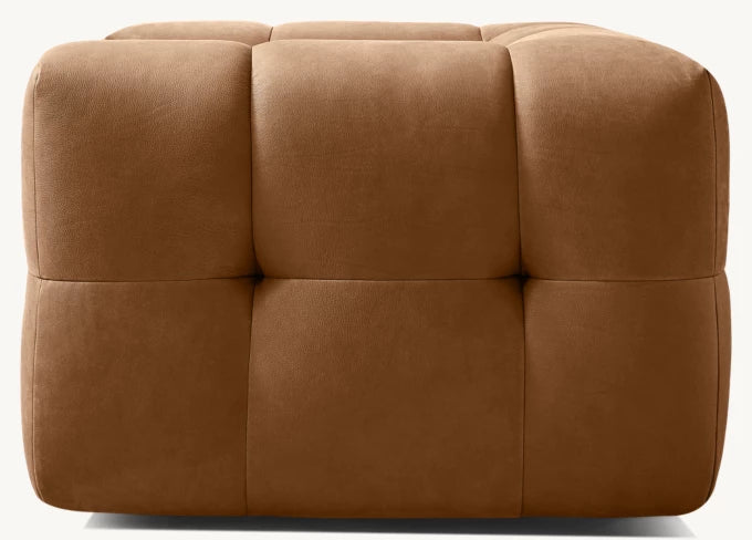 Dario Leather Swivel Chair