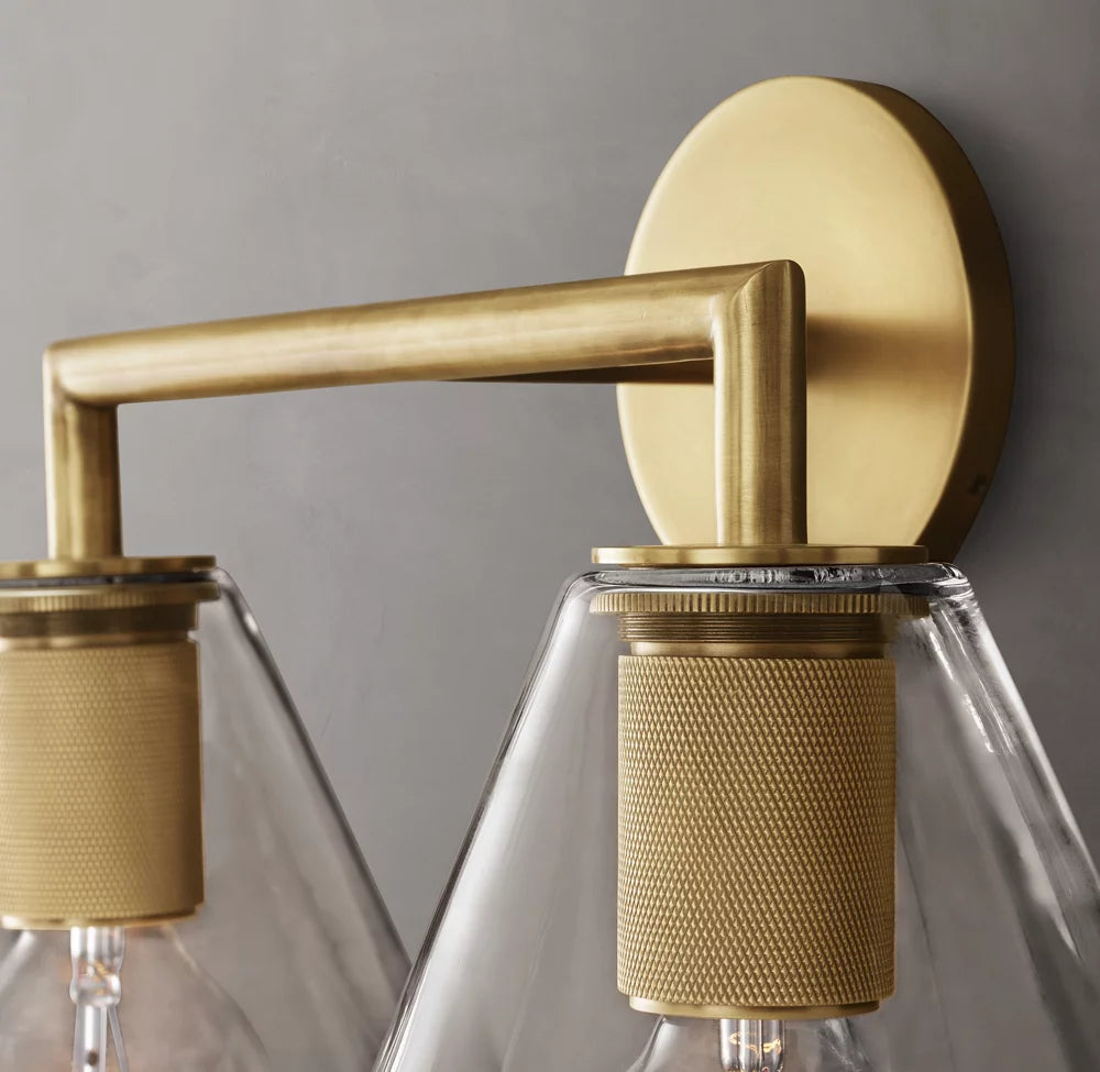 Utilitaire Funnel Shade Double Sconce