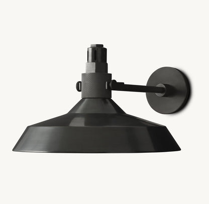Condorcet Metal Shade Sconce