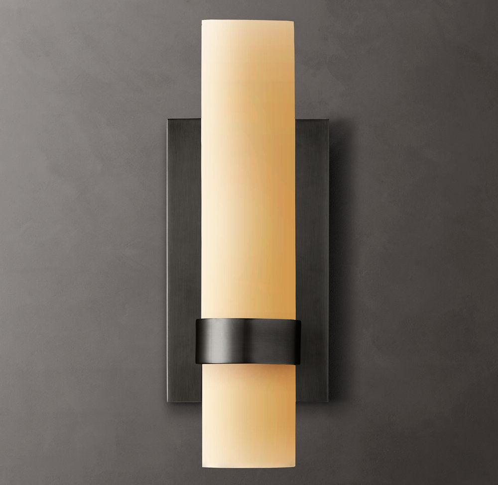 Ravelle Milk Glass Sconce