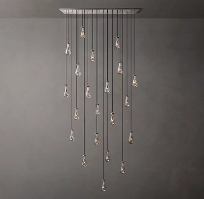 Rain Rectangular Chandelier 72"