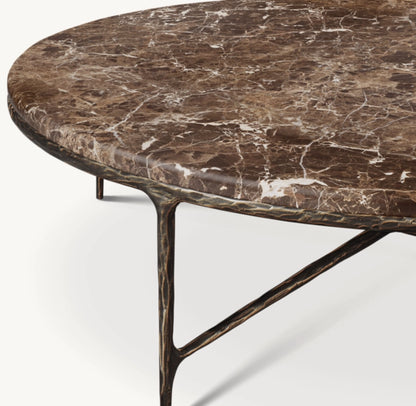 Thaddeus Marble Round Coffee Table